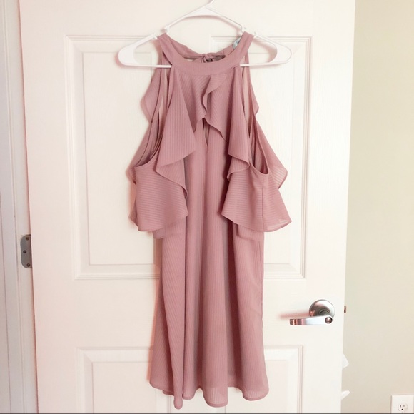 Pink Ruffle Dress - Picture 1 of 2